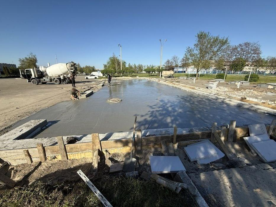 Бетонирование монолитной фундаментной плиты, фото 2